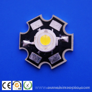 High Power LED 1W White Color (SP1W120 W/STAR PCB)